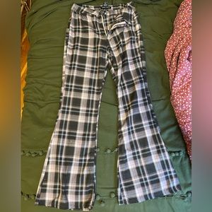 Bell Bottom Pink Plaid Pants